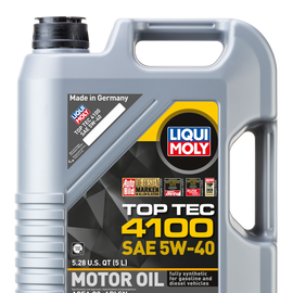 LIQUI MOLY 5L Top Tec 4100 Motor Oil SAE 5W40