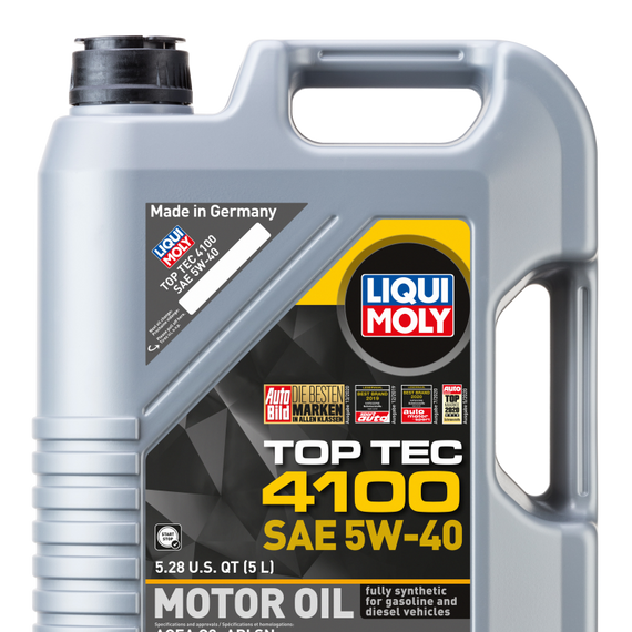LIQUI MOLY 5L Top Tec 4100 Motor Oil SAE 5W40