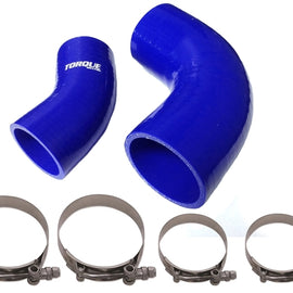 Torque Solution IC Boost Tubes (Blue): Mazdaspeed 3 2007-2013