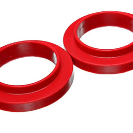 Energy Suspension Universal 3 3/4in ID 25 7/16in OD 3/4in H Red Coil Spring Isolators (2 per set)