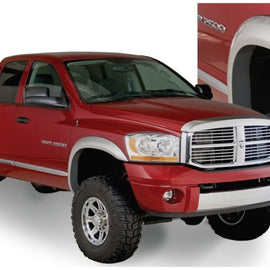 Bushwacker 02-08 Dodge Ram 1500 Fleetside Extend-A-Fender Style Flares 4pc 78.0/96.0in Bed - Black