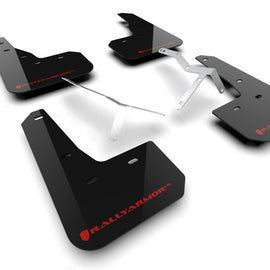 Rally Armor 23-24 Acura Integra A-Spec Black UR Mud Flap W/Red Logo (No Drilling Req.)