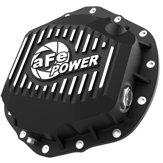 aFe 2020 Chevrolet Silverado 2500 HD  Rear Differential Cover Black ; Pro Series w/ Machined Fins