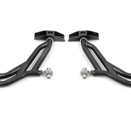 BMR 10-14 Ford Mustang Adj. Lower A-Arms Delrin/Rod End w/ 19mm STD. Ball Joint - Black Hammertone