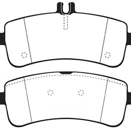 EBC 2015+ Mercedes-Benz C63 S AMG (W205) 4.0L Twin Turbo Redstuff Rear Brake Pads