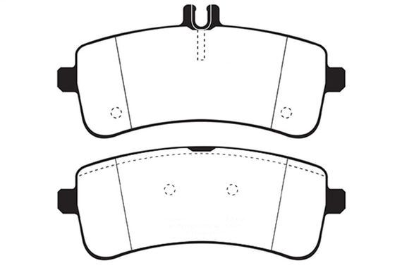 EBC 2015+ Mercedes-Benz C63 S AMG (W205) 4.0L Twin Turbo Redstuff Rear Brake Pads