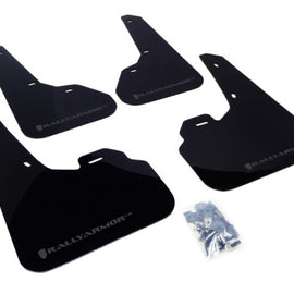 Rally Armor 10-13 Mazda3/Speed3 (Hatch/Sedan) Black UR Mud Flap w/Grey Logo