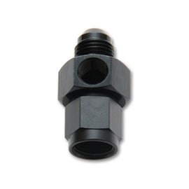 Vibrant -6AN Male to -6AN Female Union Adapter Fitting w/ 1/8in NPT Port