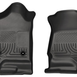 Husky Liners 14 Chevrolet Silverado/GMC Sierra 1500 Weatherbeater Black Front Floor Liners