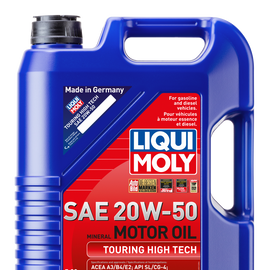 LIQUI MOLY 5L Touring High Tech Motor Oil SAE 20W50