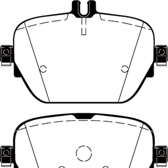 EBC 2019+ Mercedes-Benz CLS53 AMG (C257) 3.0L Turbo Redstuff Rear Brake Pads