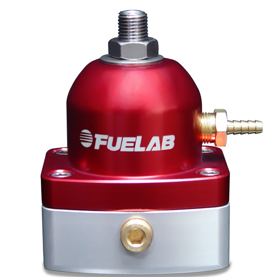 Fuelab 535 EFI Adjustable Mini FPR 25-90 PSI (2) -6AN In (1) -6AN Return - Red