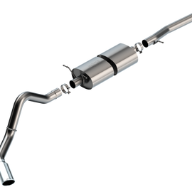 Borla 20-22 Chevrolet/GMC Silverado/Sierra 6.6L T-304 SS Cat-Back S-Type Exhaust - Brushed