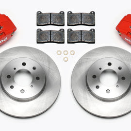 Wilwood DPHA Front Caliper & Rotor Kit Red Honda / Acura w/ 262mm OE Rotor