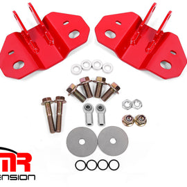 BMR Suspension 15-19 Ford Mustang Rear Upper Shock Mount- Red