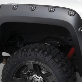 Bushwacker 15-18 GMC Sierra 2500 HD Boss Pocket Style Flares 2pc - Black