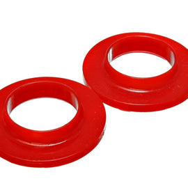 Energy Suspension Universal 2 1/8in ID 3 3/4in OD 3/4in H Red Coil Spring Isolators (2 per set)