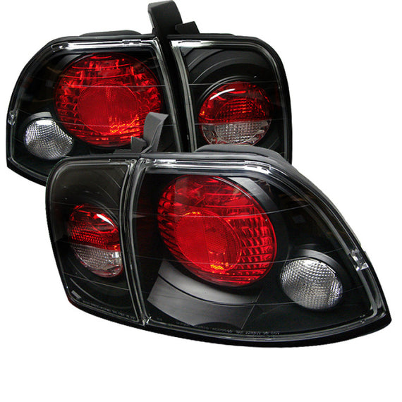 Spyder Honda Accord 96-97 Euro Style Tail Lights Black ALT-YD-HA96-BK