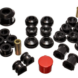 Energy Suspension 02-04 Acura RSX (includes Type S) Black Hyper-Flex Master Bushing Set