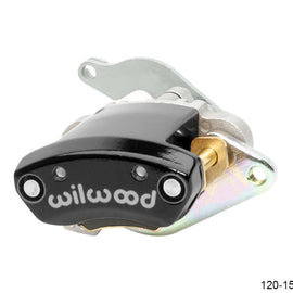 Wilwood Caliper - MC4 Mechanical Left Hand - Black 1.19in Piston 1.10in Rotor - Black