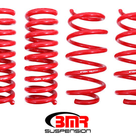 BMR 08-19 Dodge Challenger Lowering Springs 1.25in Drop - Set of 4 - Red