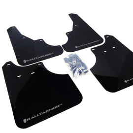 Rally Armor 09-13 Subaru Forester Black UR Mud Flap w/ Silver Logo