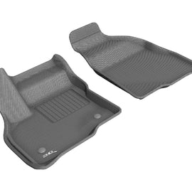 3D MAXpider 2017-2020 Chevrolet Bolt Ev Kagu 1st Row Floormat - Gray