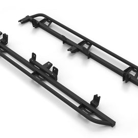N-Fab Trail Slider Steps 15-20 Chevy/GMC Colorado/Canyon Crew Cab All Beds - SRW - Textured Black
