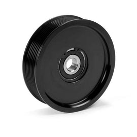 Fleece Performance 03-18 Dodge 2500/3500 Cummins Upper Fan Pulley Idler (Black Contrast)