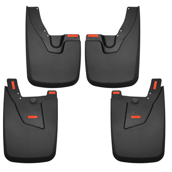 Husky Liners 2019 Ram 2500/3500 with OEM Fender Flares Custom-Molded Front & Rear Mud Guards