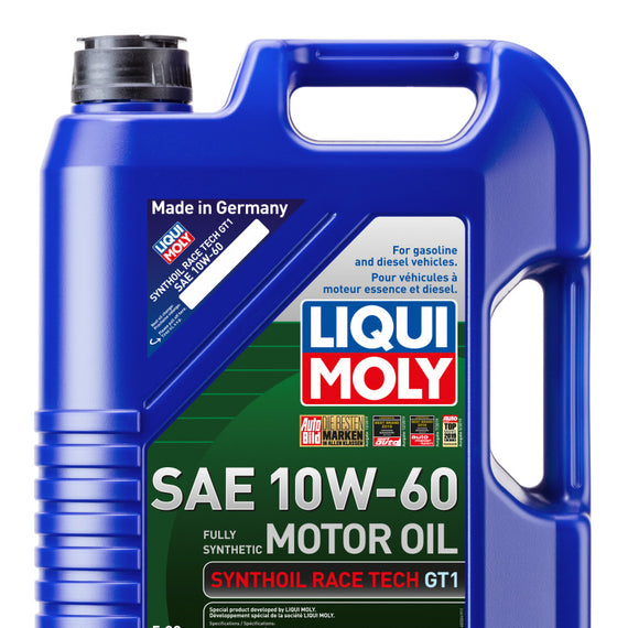 LIQUI MOLY 5L Synthoil Race Tech GT1 Motor Oil SAE 10W60