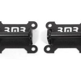 BMR 98-02 Chevrolet Camaro Motor Mount Kit (Solid Steel) - Black Hammertone