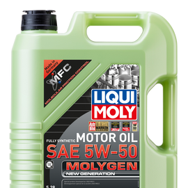 LIQUI MOLY 5L Molygen New Generation Motor Oil SAE 5W50