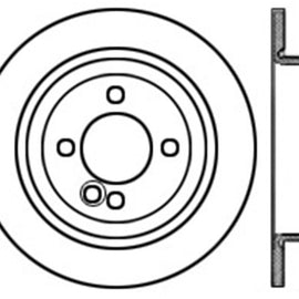 StopTech 07-09 Mini Coooper/Cooper S Slotted & Drilled Left Rear Rotor