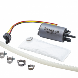 Fuelab 496 In-Tank Brushless Fuel Pump w/9mm Barb & 6mm Barb Siphon - 500 LPH