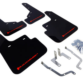 Rally Armor 14-18 Mazda3 Black UR Mud Flap w/Red Logo