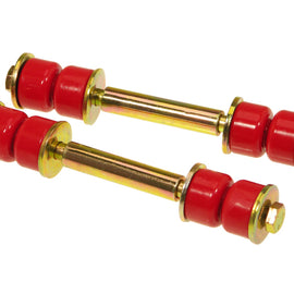 Prothane Universal End Link Set - 4 1/4in Mounting Length - Red