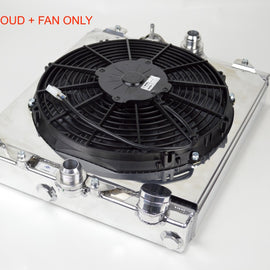 CSF 92-00 Honda Civic All-Aluminum Fan Shroud w/12in SPAL Fan