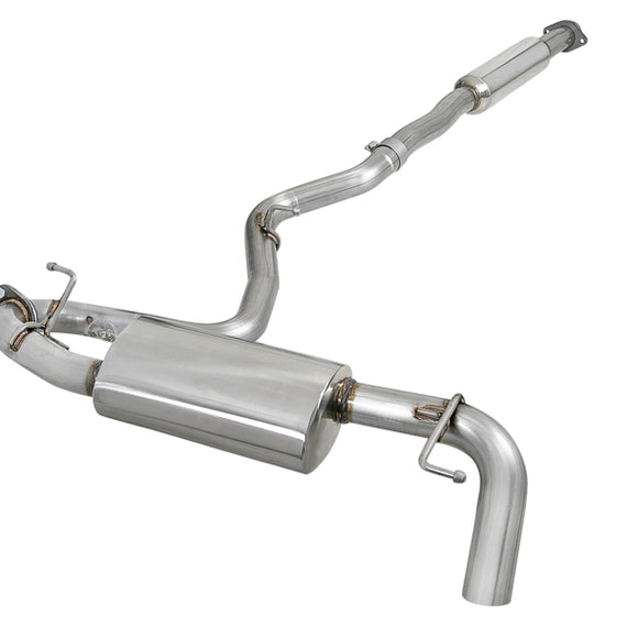 aFe POWER Takeda 2.5in 304 SS Cat-Back Exhaust System Subaru Crosstrek 18-19 H4-2.0L