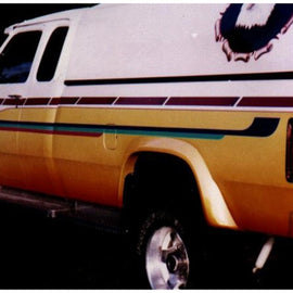 Bushwacker 81-93 Dodge Ramcharger Extend-A-Fender Style Flares 4pc Excludes Dually - Black