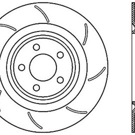 StopTech SportStop 06-09 Chrysler SRT-8 Rear Right Drilled & Slotted Rotor