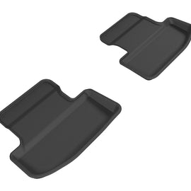 3D MAXpider 2015-2020 Ford Mustang Kagu 2nd Row Floormats - Black