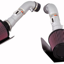 K&N 07-08 350z Dual Silver Typhoon Short Ram Intake