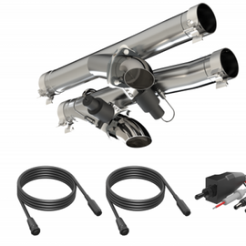 QTP 2021+ Ram TRX 6.2L Aggressor Cutout Pipes
