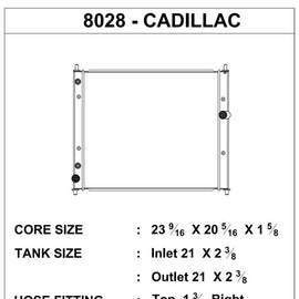 CSF 09-13 Cadillac CTS-V Radiator