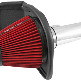 Spectre 11-15 Chevy Cruze 1.4L Air Intake Kit - Polished w/Red Filter