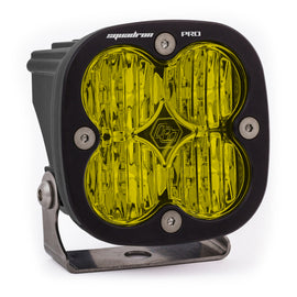 Baja Designs Squadron Pro Black Wide Cornering Pattern LED Light Pod - Amber