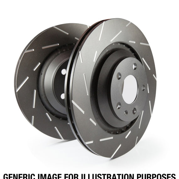 EBC 13+ Ford F250 (inc Super Duty) 6.2 (2WD) USR Slotted Rear Rotors