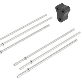 Borla Hanger & Isolator Kit - 6 Hanger Rods & 2 Rubber Isolators