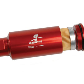 Aeromotive In-Line Filter - (AN-10) 10 Micron fabric Element